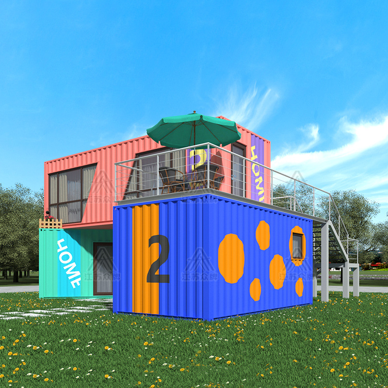 Contenedor Tienda móvil Calle comercial al aire libre Quiosco de venta móvil Área escénica Contenedor B & B Casa móvil