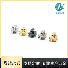 3号5号浅金白呖枪色挂镀金属铁牙双拉火车头拉链箱包皮具配件抛光