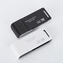 厂家批发368读卡器USB2.0高速二合一电脑手机相机TF SD外置读卡器