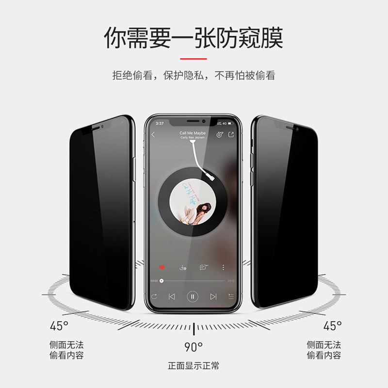 Aplicable REALME C61 (India) película templada de alta definición de vidrio templado serigrafía de doble fuerza