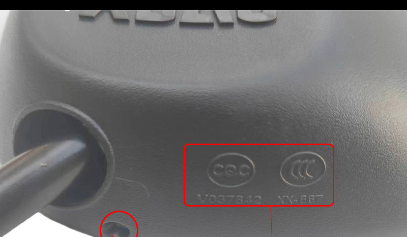 Suitable for Xiaodao electric scooters, original factory rearview mirror, M8, with both right-hand and left-hand threads, universal for electric scooters, convex mirror for reversing