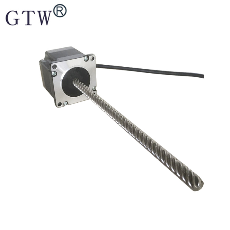 57直线丝杆电机 混合式步进电机 45机身 外驱电机直线丝杆电机