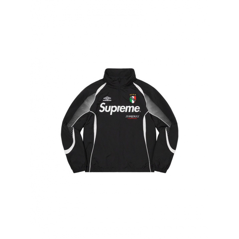 Sup X Umb Joint Brand Football Jacket Casual Simple Fashion Zipper High Collar Jacket