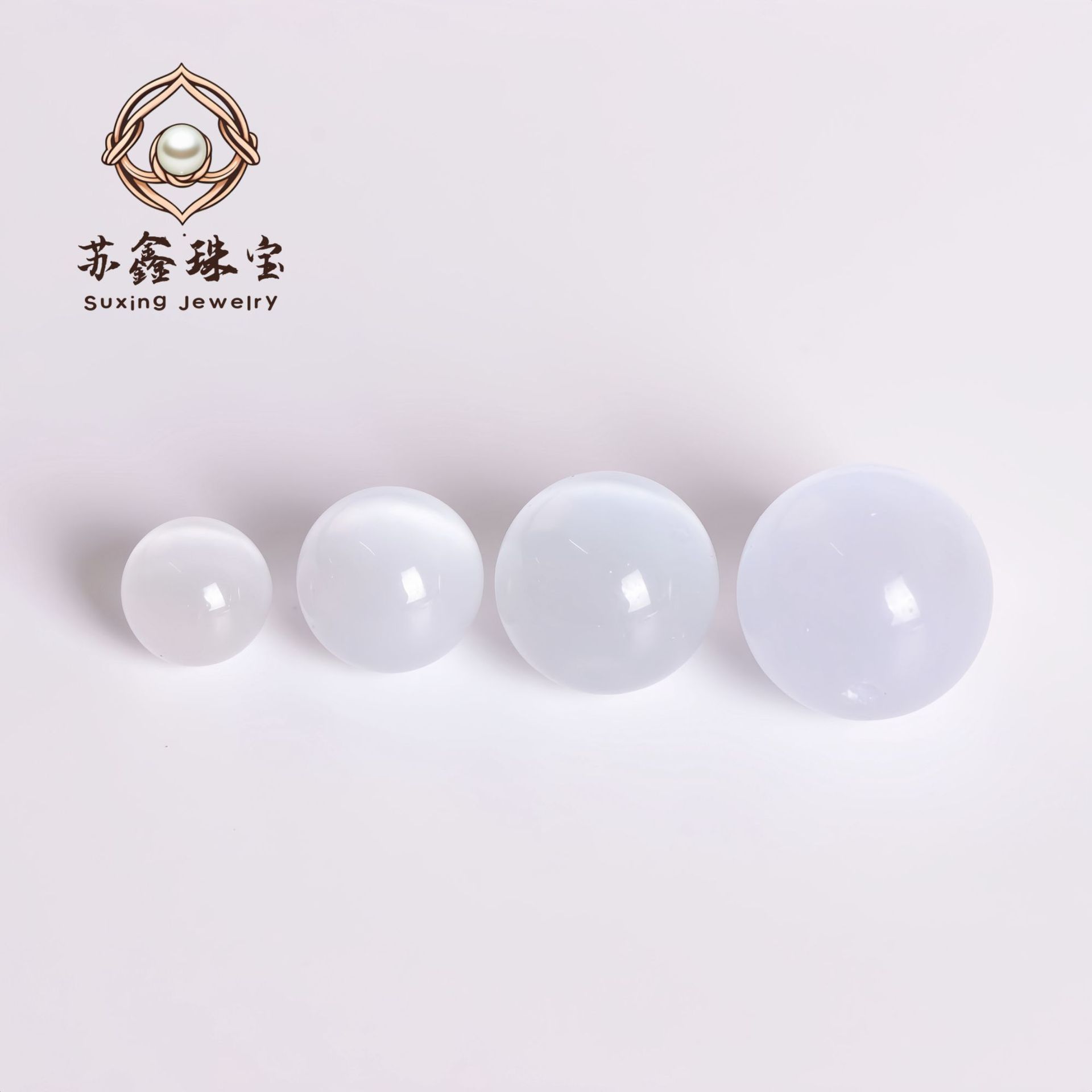 white round beads