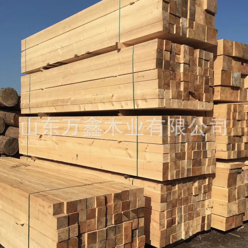 工地用料木方 垫方 辐射松