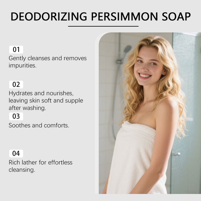 Persimmon Soap  肌肤护理皂 除臭柿子皂 温和清洁柔嫩肌肤皂|undefined