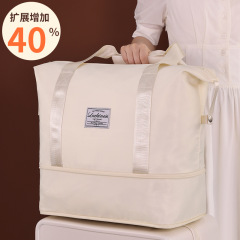 収納旅行バッグ折りたたみバッグ衣類大容量ポータブル荷物バッグ折りたたみ式フィットネス出産待ち収納バッグ