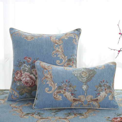 Factory direct supply of European style pillowcases, chenille pillows, large backrests, office cushions, sofa pillowcases, wholesale