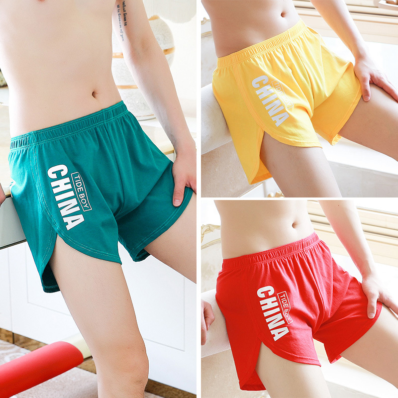 Pantalones de hombre 100% algodón de ángulo plano de algodón de alto grado para hombres, pantalones cortos de hombre