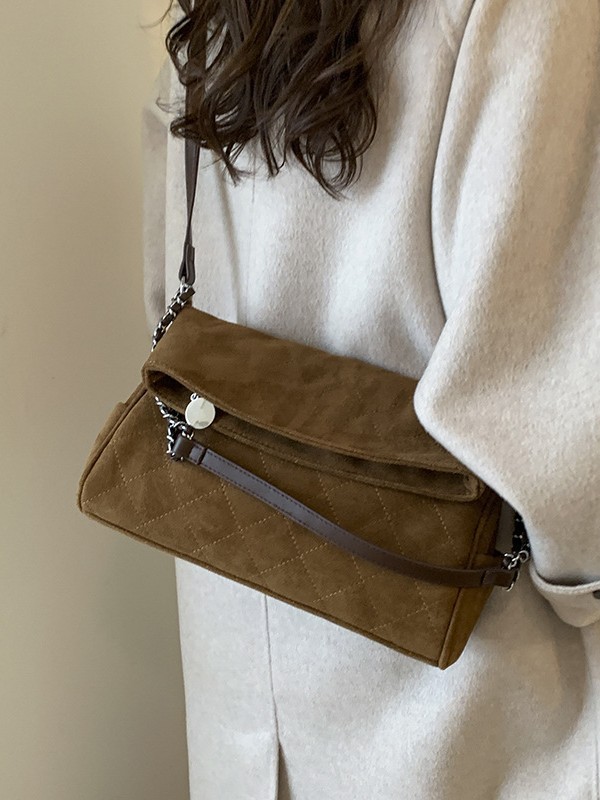 Bolso de cadena de diamante para mujeres 2025 nueva moda transfronteriza bolso de hombro de alta calidad mochila de viaje