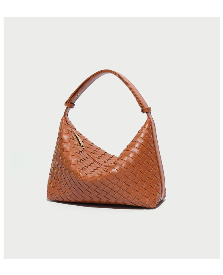 Casual, Daily, Shopping Occasion Pu Leather Material Women's Medium Pu Leather Solid Color Elegant Streetwear Dumpling Shape Zipper Shoulder Bag