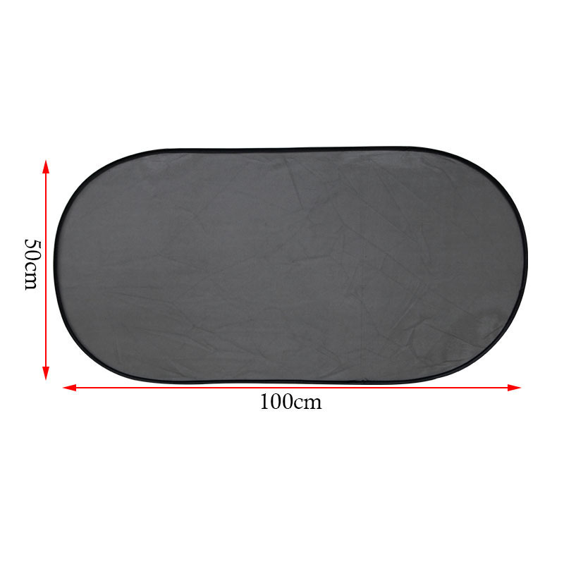 Mesh Rear Car Sunshade Summer Sun Protection 100*50cm Insulated Keychain Black Suction Cup Car Sunshade