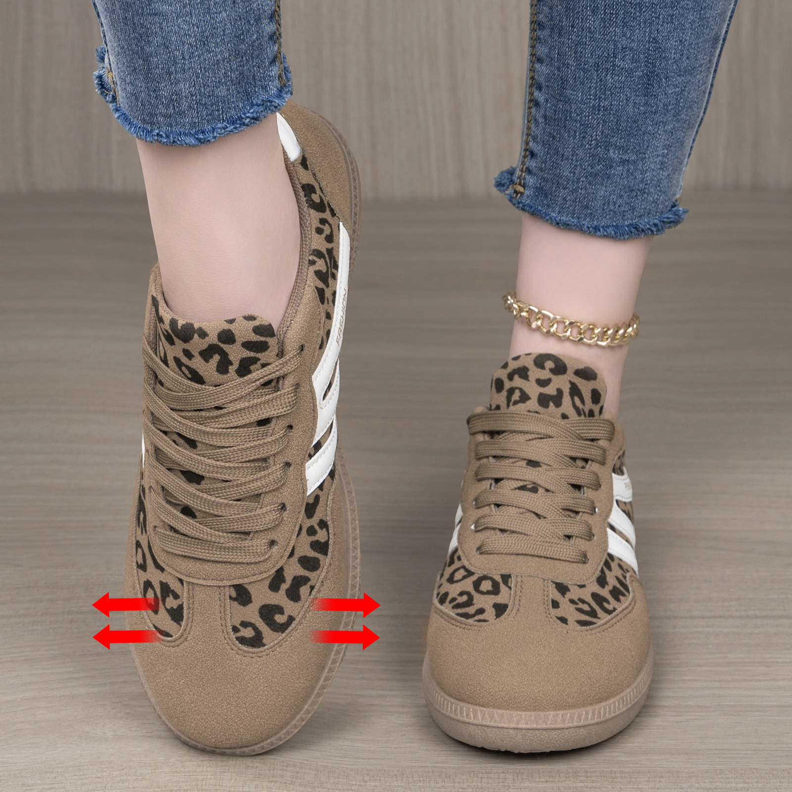 Zapatos de mujer transfronterizos TEMU color de moda zapatos de entrenamiento de estilo alemán retro europeo y americano zapatos planos de altura ancha zapatos casuales de boca ligera