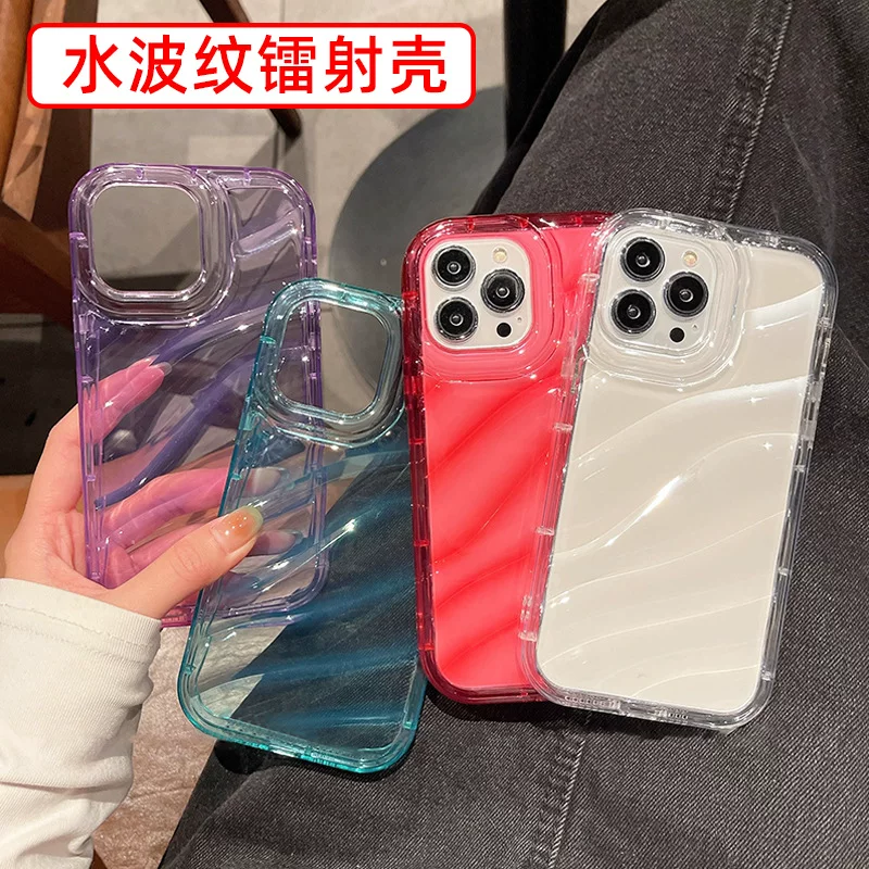 Protective phone case (Apple) iPhone 15 compatible, laser shell, fall protection