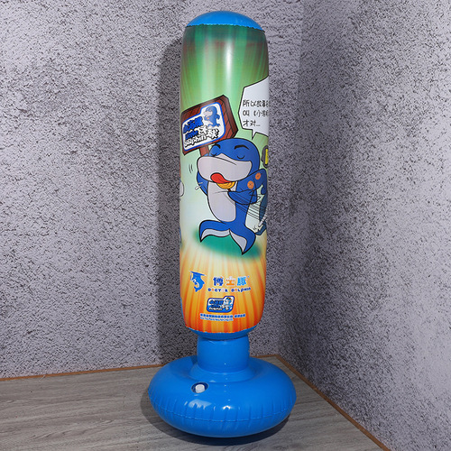 Manufacturer wholesale doctor's dolphin inflatable children's toys inflatable tumbler boxing sandbags thickened inflatable sandbags filled with water