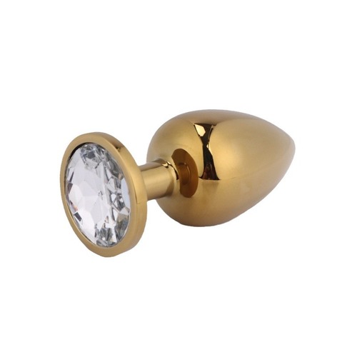 Cross-border metal anal plug adult sex toys wholesale dropshipping back yard sex toys golden couple large size