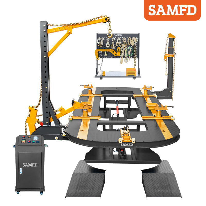 SAMFD jack beam corrector chapa metálica equipo de reparación de automóviles depresión reparación plataforma de corrector salida