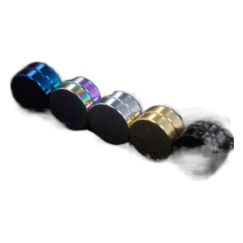 Transfronterizo de moda de los hombres de moda estilo coreano no perforado pendientes de los pendientes imán clip de oreja de Los hombres solo redondo simple