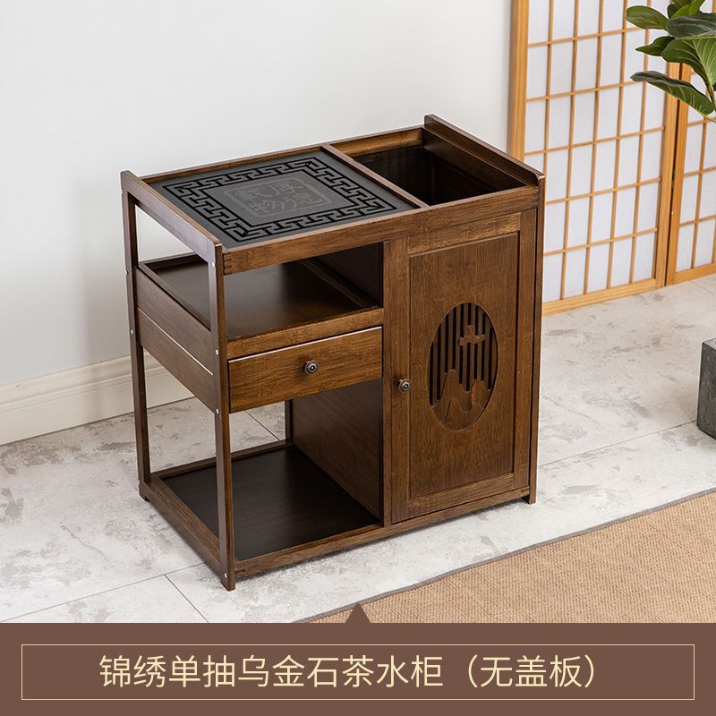 茶台茶车家用茶水柜实木小茶桌茶几功夫茶具套装全自动烧水壶一体|undefined
