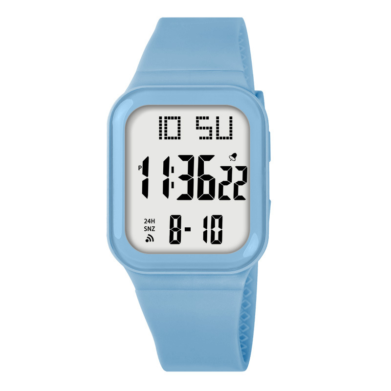 Tendencia de estudiantes de secundaria secundaria deportivos al aire libre luz nocturna relojes electrónicos multifunción relojes electrónicos alarma al por mayor