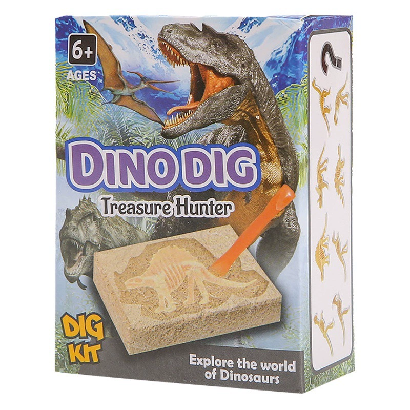 Археологические раскопки игрушки Дети DIY ручной работы динозавр ископаемое яйцо копание игрушка детский сад подарок
