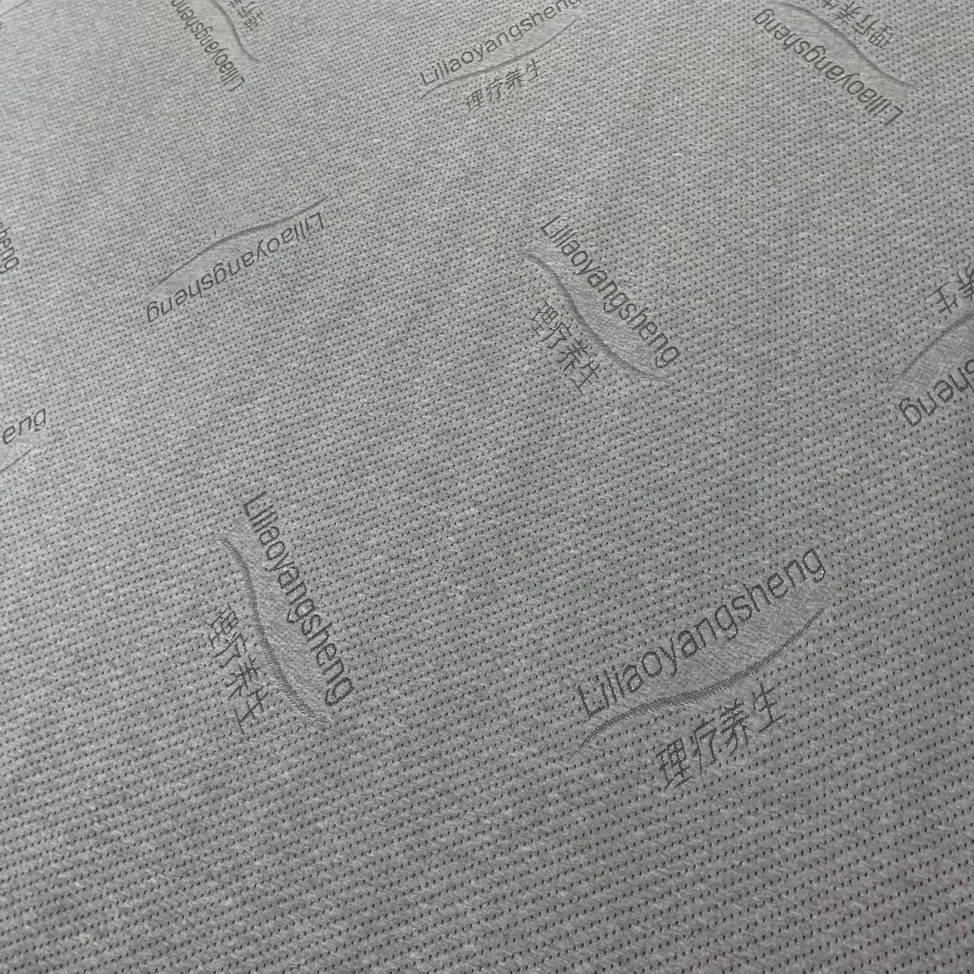 180 g lino tela de colchón puede ser adicionado fisioterapia función de preservación de la salud tejido jacquard tela de colchón tela mayorista