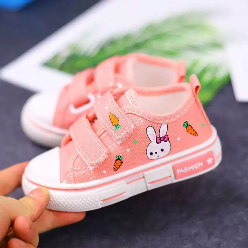 Cloth children's shoes girl's, footwear, autumn, soft sole, 1-3-6 years
