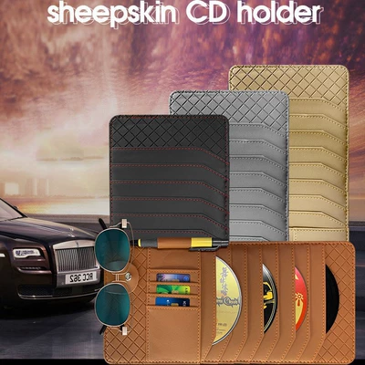 Avtomobil CD tutacağı günlüklük asma çoxfunksiyalı disk çantası universal