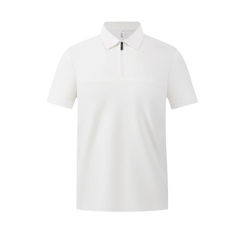 Camiseta de polo de tamaño grande personalizada camiseta transfronteriza ropa de trabajo camiseta cultural bordada logotipo revestido vestido de trabajo de manga corta personalizado