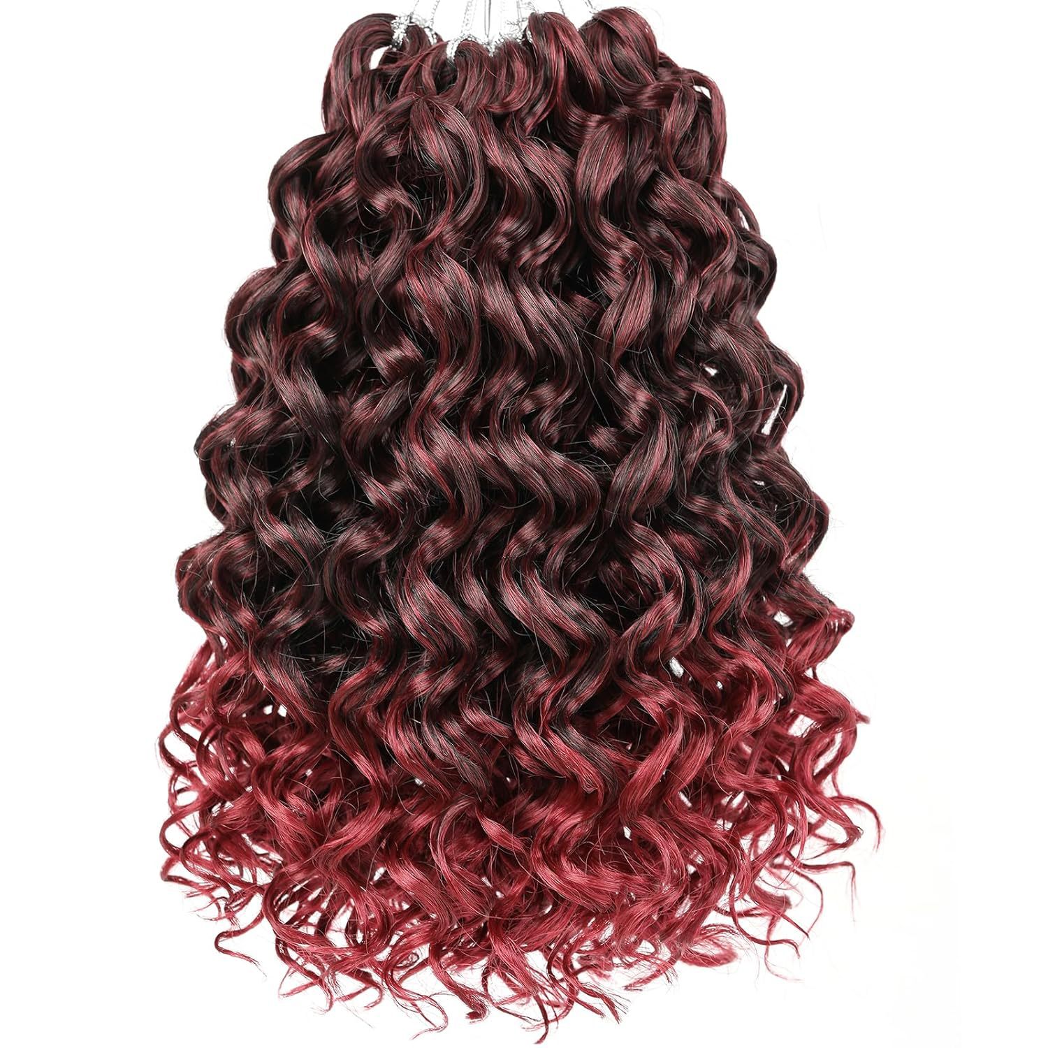 Cabello Rizado para Crochet Gogo Curly, Fibra de Alta Temperatura, Cómodo, Fácil de Usar