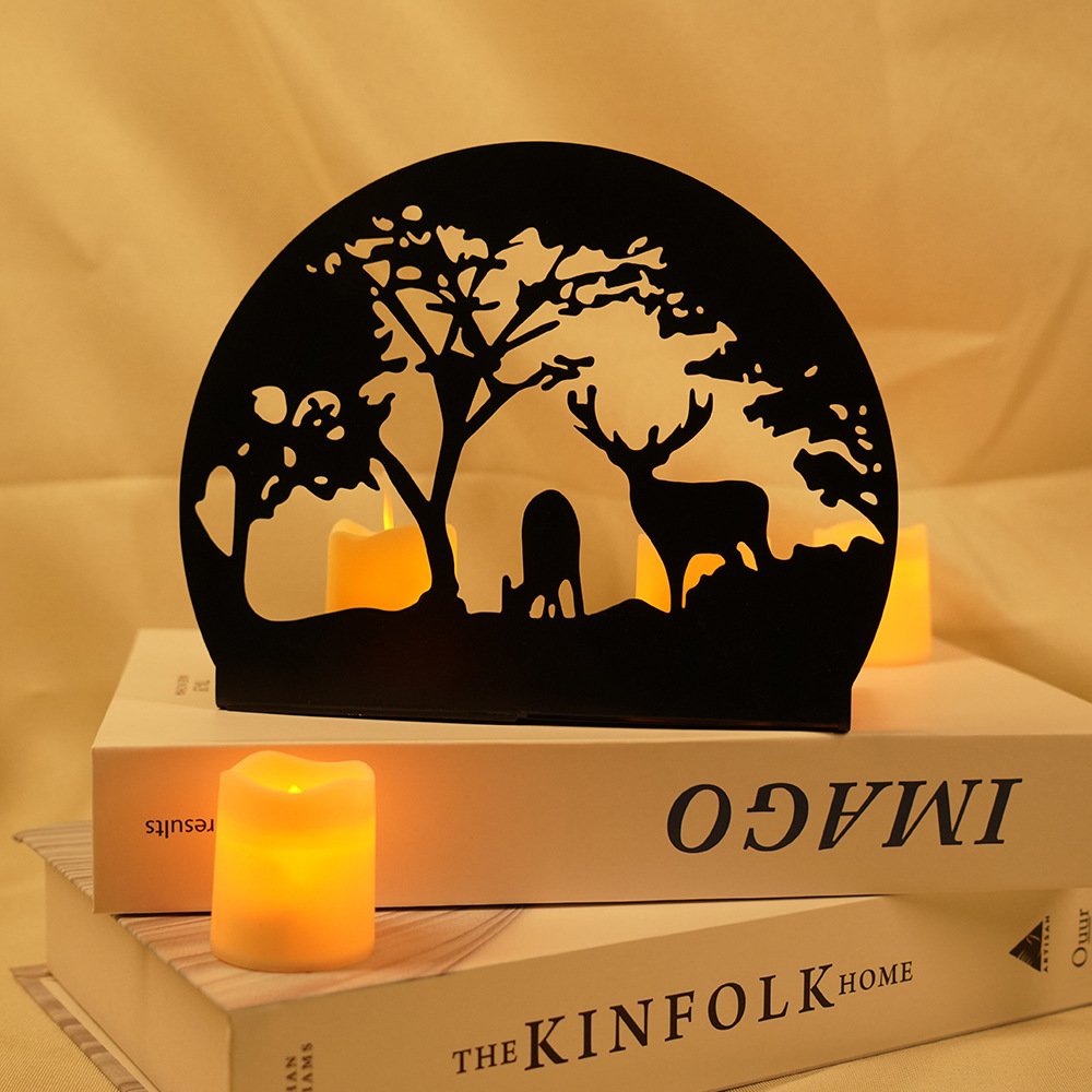 Nuevo creativo metal elefante vela titular Día de San Valentín Día DE LA Madre regalo artesanía Decoración Accesorios decoración del hogar