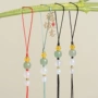 编织手工半成品东陵玉钥匙扣