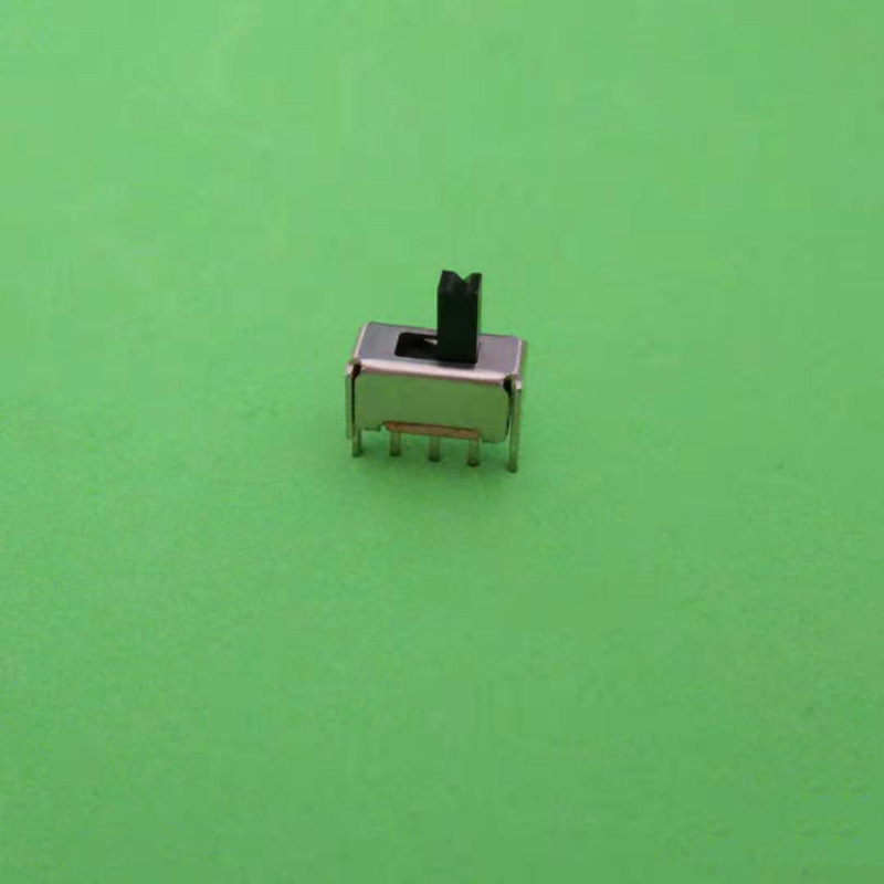 厂家直供 小型拨动开关 三脚两档 卧插滑动开关 1P2T微动开关定制