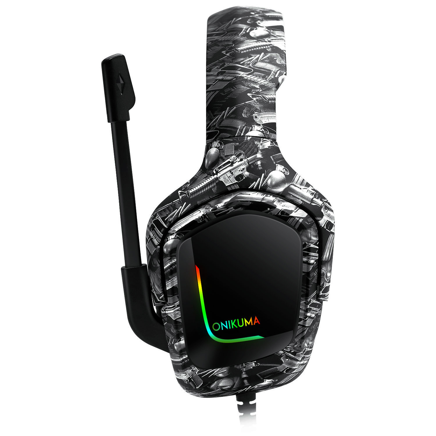 Transfronterizo ONIKUMA K20 camuflaje auriculares ordenador con cable e-sports pollo PS4 juego de auriculares Venta caliente