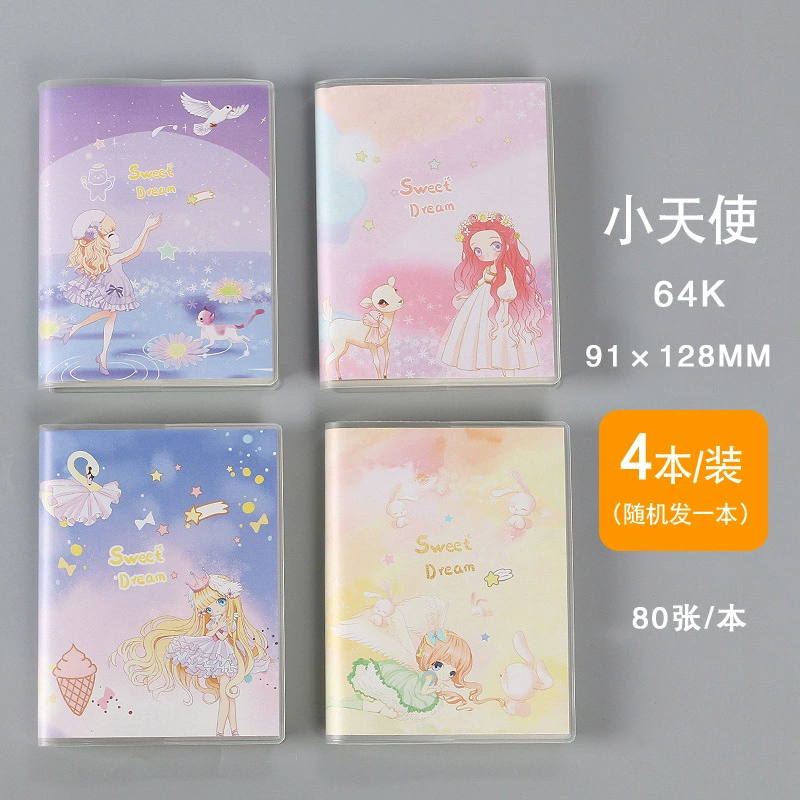 Pocket Notebook 91×128 mm, handheld book for elementary students, lightweight 0.1 kg