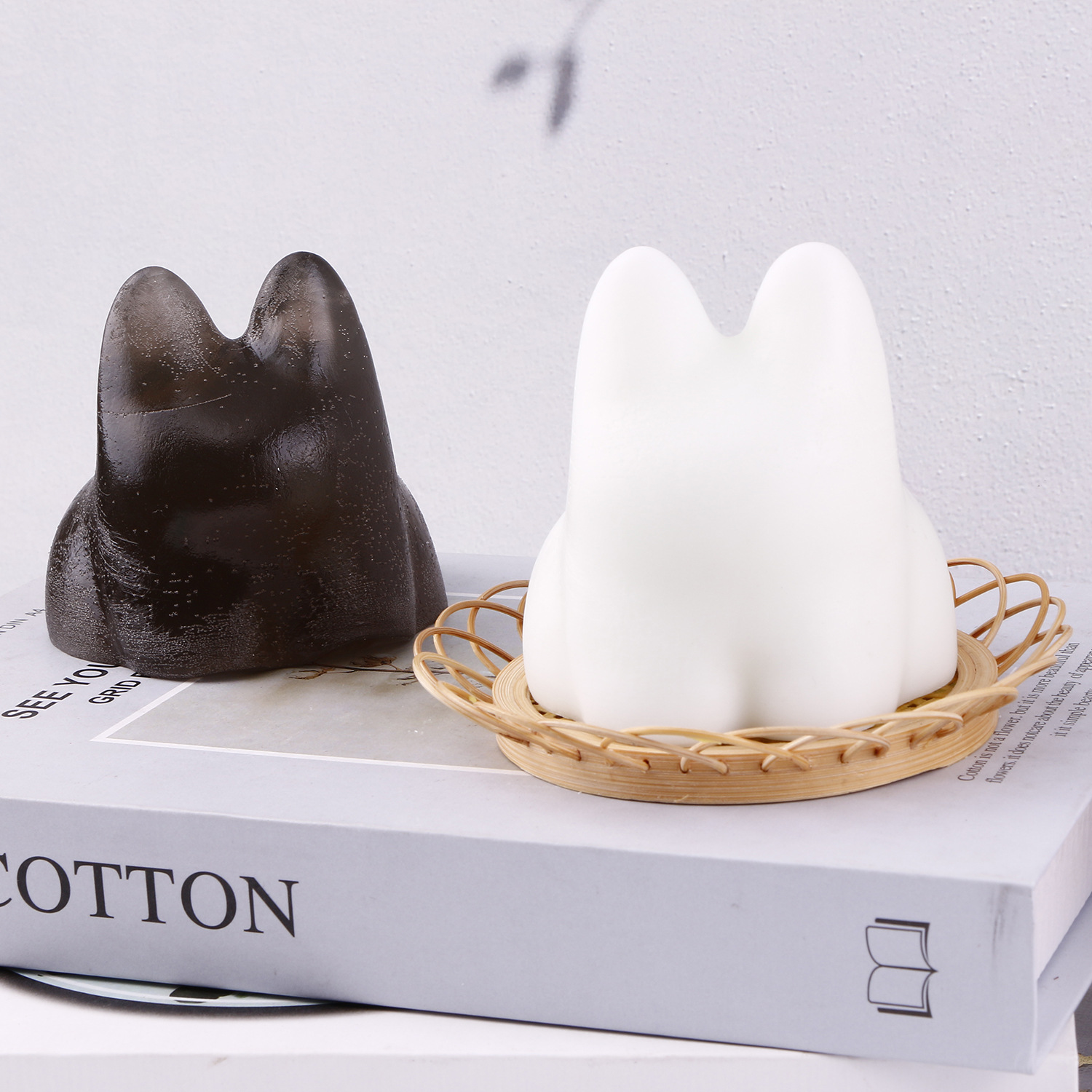 Cross-border silicone mold Halloween cake jelly mold cute cake white cool ice powder mold DIY aromatherapy candle mold