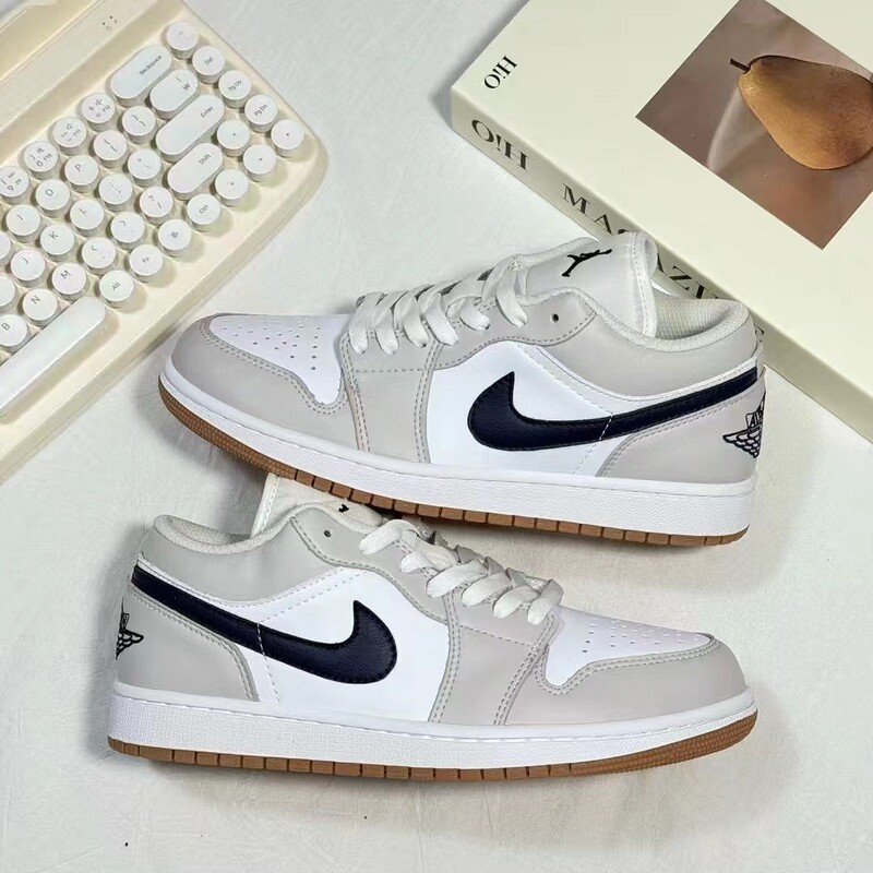莆田純正フルヘッドレザーエアクッション AJ1 紳士靴バスケットボールシューズ aj1 ロートップ女性スニーカースポーツシューズ|undefined