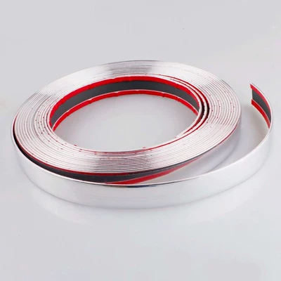Şüşə kənarı xromları/moldingləri Universal Decorative Strips, Bumper Anti-Scratch