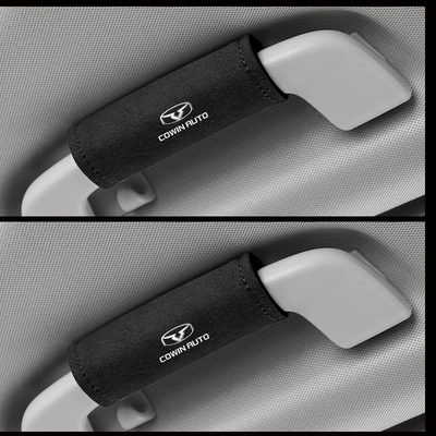 Sürətlər qutusu və əl tormozu başlıqları handle protective cover car door - kaiyi-black-a-pair-of-suede-pull-gloves