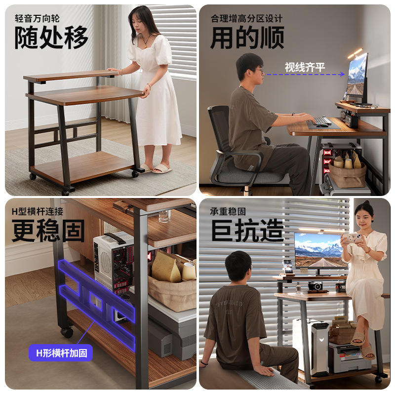escritorio de computadora pequeña casa mini móvil aprendizaje escritorio de computadora escritorio simple pequeño dormitorio escritorio junto a la cama