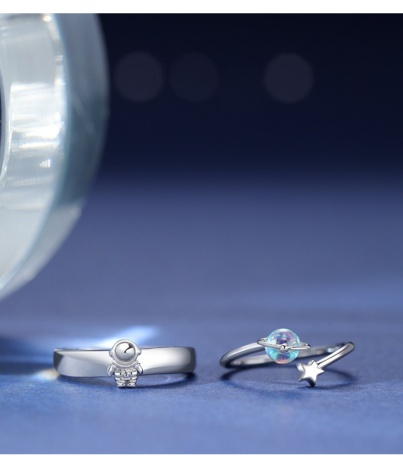 Couple Astronaut Ring 2
