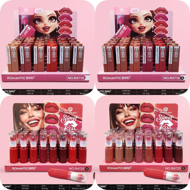 The New Packaging Is Only Exported to Collect Romantic Bird Matte Lipstick 12 Colors Mixed Lipstick Velvet