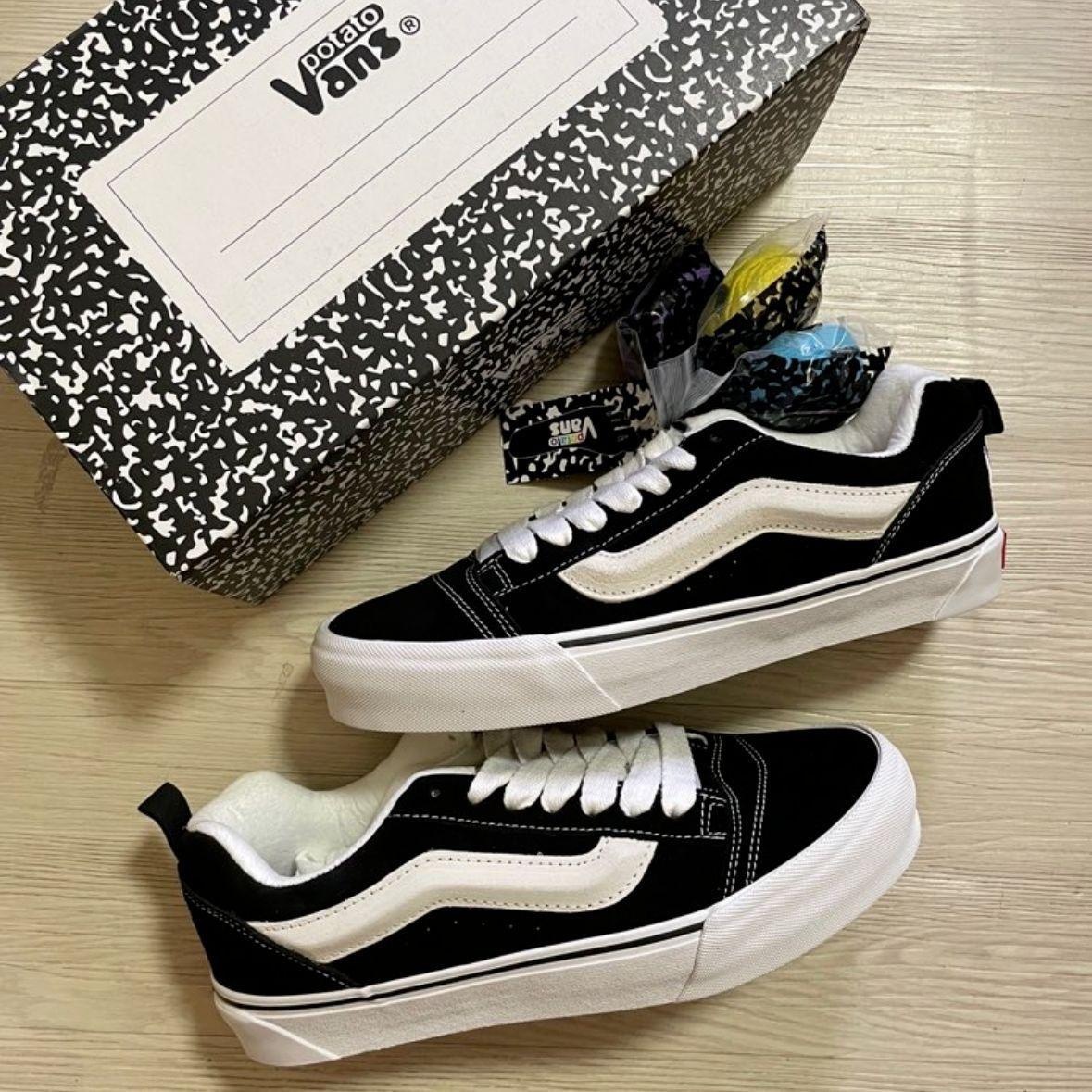 Zapatos de pan Luwans de origen puro KnuSkool pitaya zapatos de pan de plataforma antideslizantes casuales de tendencia retro estadounidense