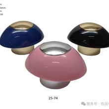 厂家直供25-74香水瓶盖化妆品包装圆形卡口盖锌合金瓶盖加工定制