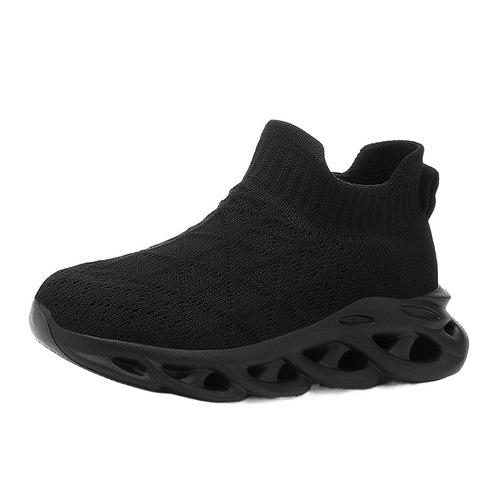 Children's New Summer Sneakers, One-Piece Sports Shoes with Breathable Mesh and Flyknit Slippers