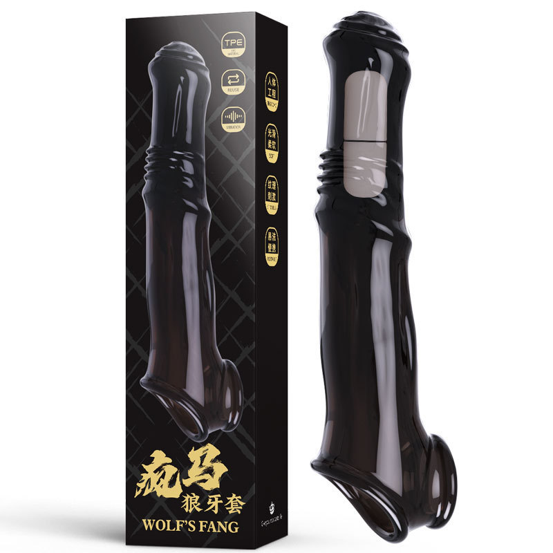 Shiniu Niu-Crazy Horse Wolf Braces-Large Vibration Style-Black