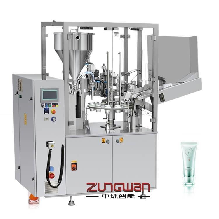 自动颜料软管灌装封尾机_ZHF-1980N软管灌装封尾机供应封口机械是