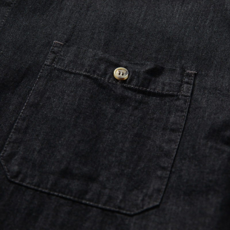 Camicia vintage in jeans da uomo stile americano retrò_voghion.com