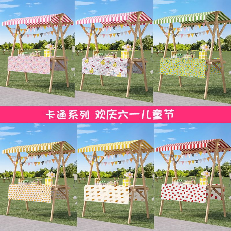 集市摊位展示架夜市摆摊架子户外棚摆摊促销展台移动折叠地摊推车