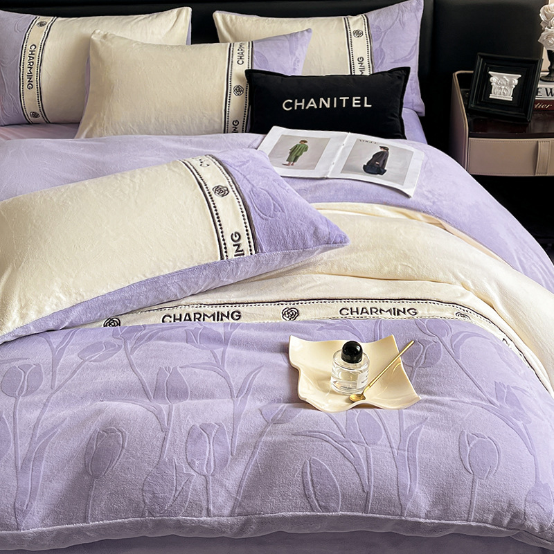 25 nuevos invierno tallado de coral calentamiento sábanas de cama